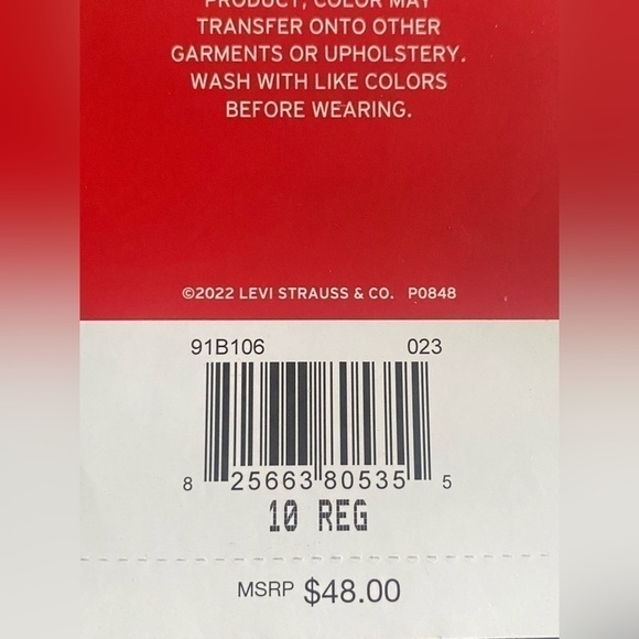 Levi's Boys' Skinny Fit Pull on Jeans. REG 10 Size 25x26 - Picture 10 of 11